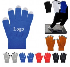 Five fingers touch screen gloves