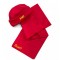 Polar fleece hat and scarf sets