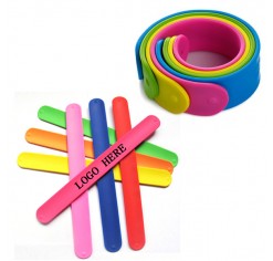 Silicone Slap Bracelet/Wristband