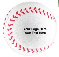 Custom Logo Imprinted Baseball Stress Relievers
