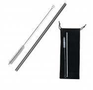 Stainless Steel Drinking Straw Set