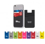 Promotional Dual Pocket Silicone Phone Wallets